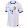 Camiseta de fútbol Francia Kolo Muani 12 Segunda Equipación Euro 2024 - Hombre